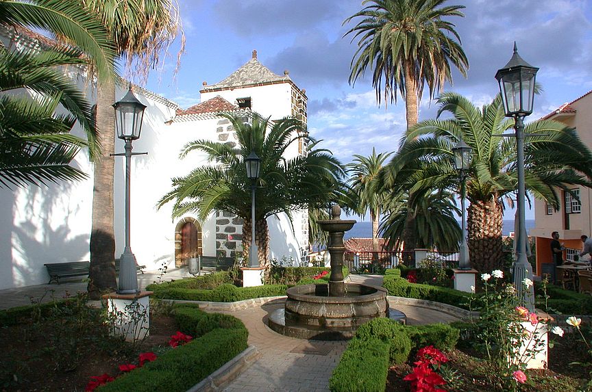 Plaza in San Andrés, La Palma