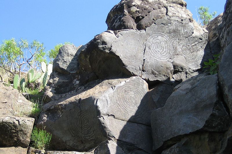 Petroglyphen La Fajana, El Paso